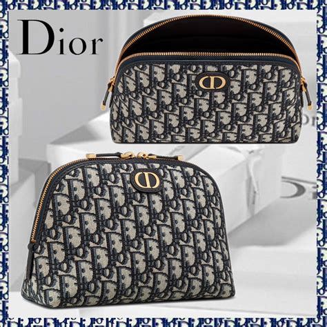 dior cosmetic bag oblique|christian Dior medium lady bag.